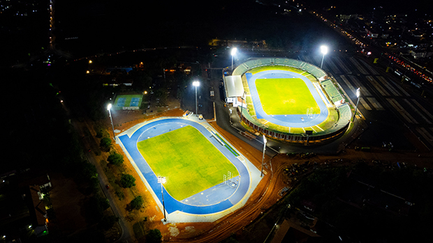 BEKA Schréder lights up University of Ghana Sports Stadium1