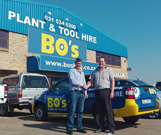 Six new skid steer loaders Bos Plant Hire