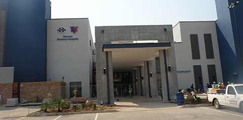 Earthform and kerbs in Polokwane