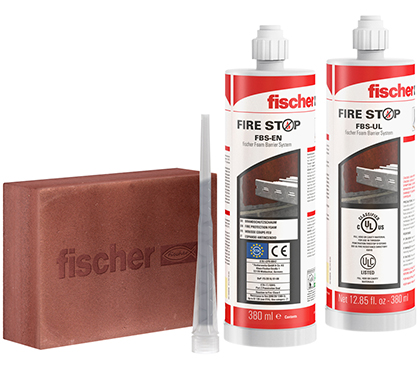 The Foam Barrier System PLUS comprises FireStop Foam and FireStop Blockjpg