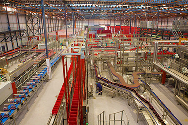 Coca Cola Bottling plant