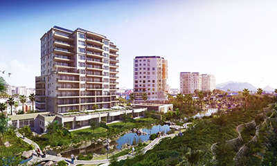 Construction Oasis luxury apartment block 