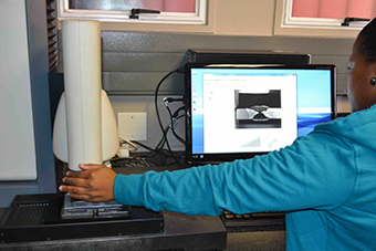 Confidence Lekoane SAIW Materials Testing lab