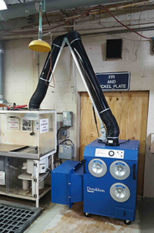 Weld fume collector
