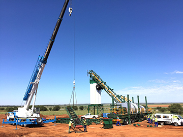 Asphalt plant for Actop