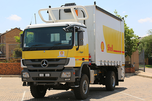 Shell unveils latest bulk grease delivery trucks