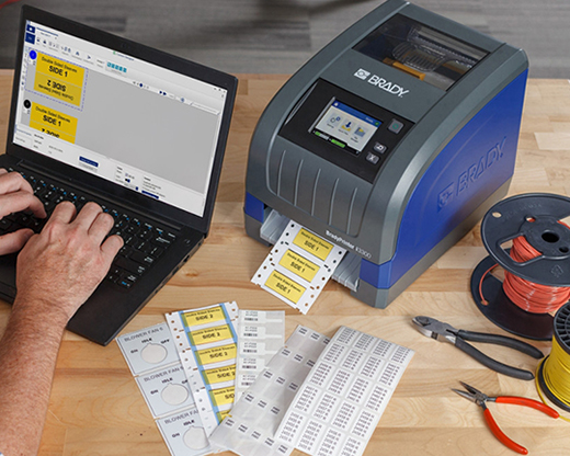 Brady printer i3300 table WID app
