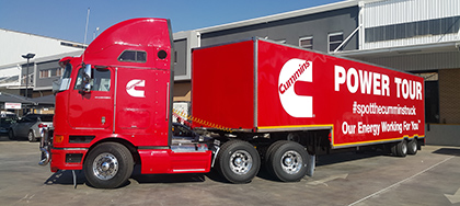 Cummins power tour truck