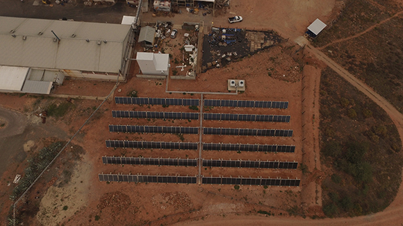 SANEDI Soltrain KKI solar process heat DJI 0015