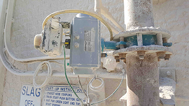AfriSam offloading system Gemu butgerfly valve
