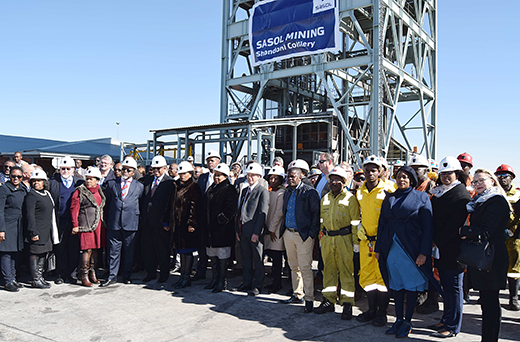 Sasol inaugurates its Shondoni colliery