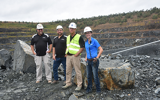 Quarry saves costs and fuel with downhill hauling