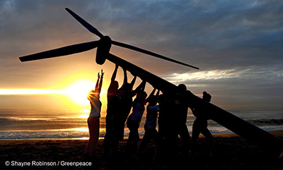 Sparks greenpeace