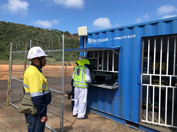 Air Liquide Connected Store at SAPPI SAICCOR