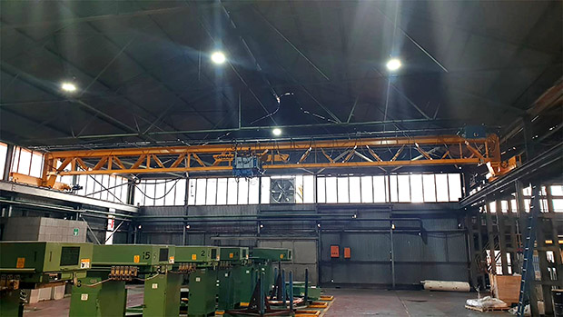 Demag supplies 10 t V Girder crane to copper coil factory