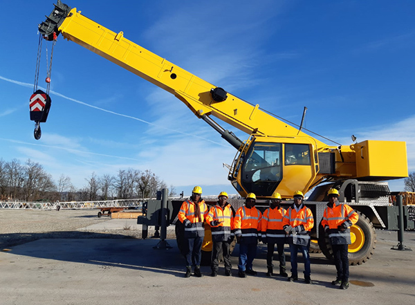 Ghana Ports and Harbors Authority receive Grove training in Italy 1