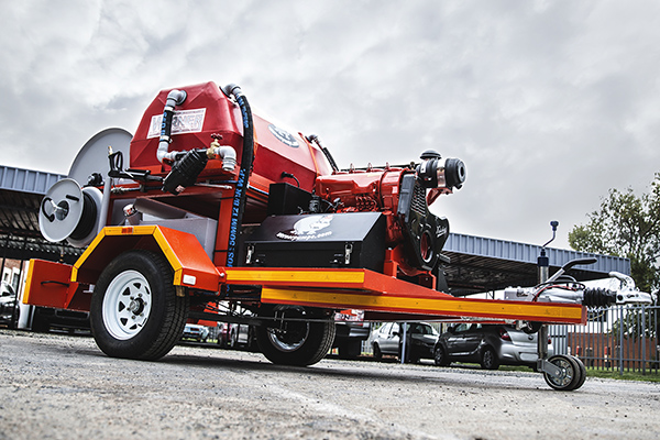 Trailer mounted equipment makes high pressure jetting a breeze