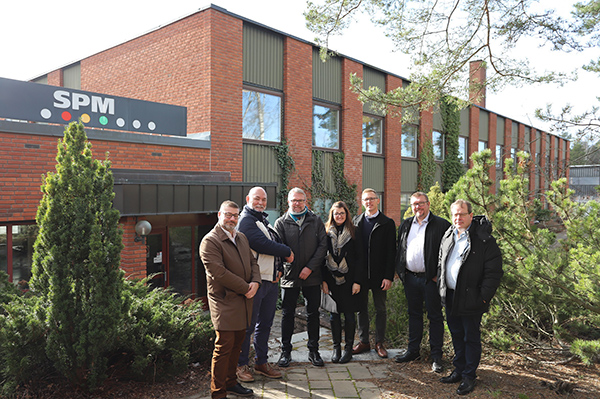 WearCheck Philip Schutte AnnemieWiller at SPM headquarters in Sweden 2020