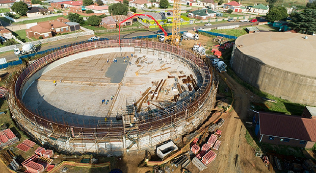 AfriSam Readymix facilitates durable construction of Brakpan reservoir