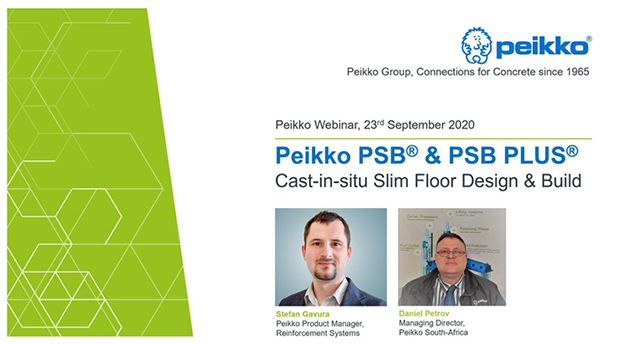 Peikko South Africa Webinar to showcase innovative structural support technology