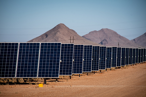 Two large scale solar plants begin feeding green power to the national grid
