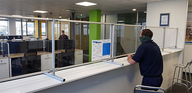 Aluminium profiles ideal for COVID 19 protection screens