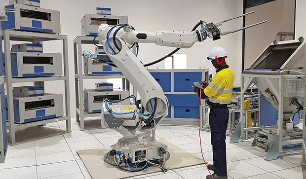 State of the art automated zinc laboratory 