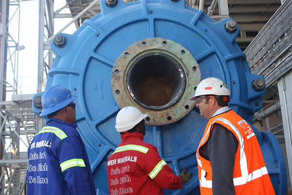 Wear life improvements for Warman AH pumps