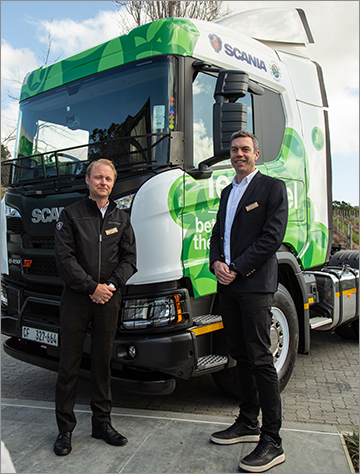 Scania partners with the Shoprite Group to launch first fuel efficient Euro 5 trucks 