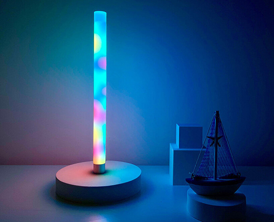 Moonside designs Neon Lighthouse for smart homes