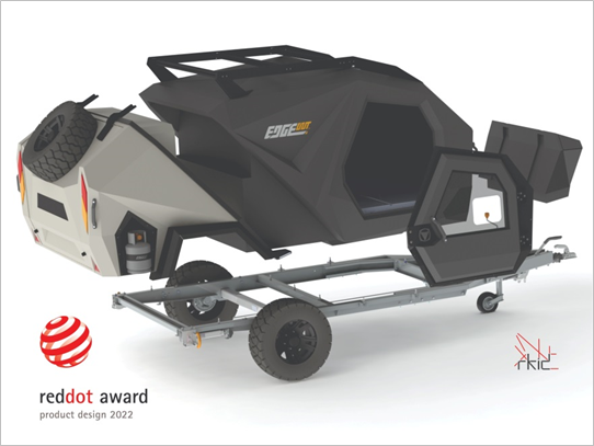 The EdgeOut camper trailer exploded view