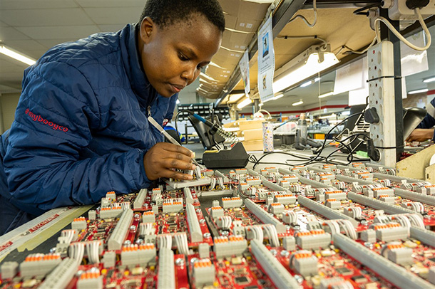 Booyco Electronics builds capability skills in SA economy
