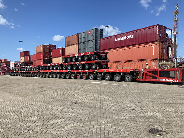Mammoet flaunts trailer ready zero emission option