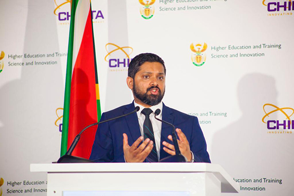 CHIETA CEO Yershen Pillay at the launch of the new SMART Skills Centre