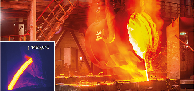 Instrotech Optris PI 05M IR camera for metal casting monitoring