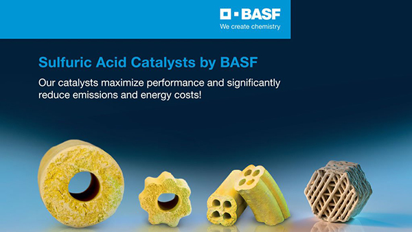 BASFs solutions help reduce plant energy consumption for sulphuric acid manufacturers