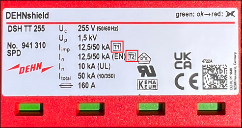 Using surge protection and how it is described in the wiring code Figure 1