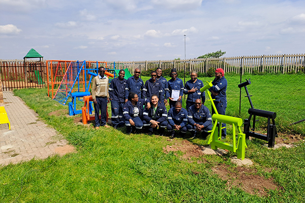 Successful Completion of Mmagobana Combined School Playground