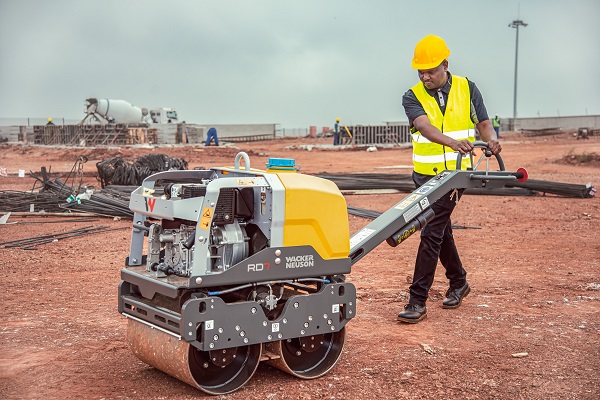Elevate your compacting power with the Wacker Neuson RD7Hf Walk Behind Roller