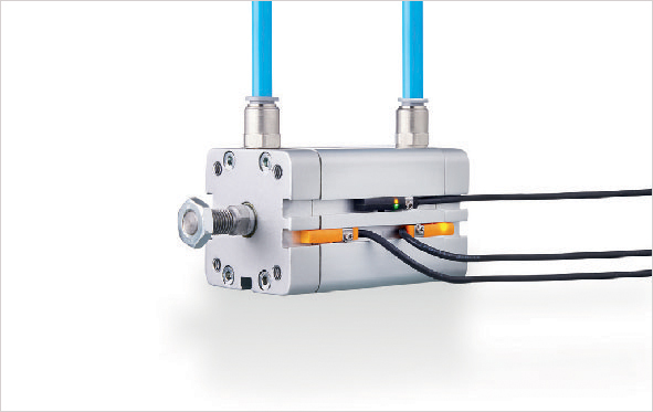 T slot cylinder sensors with IO Link