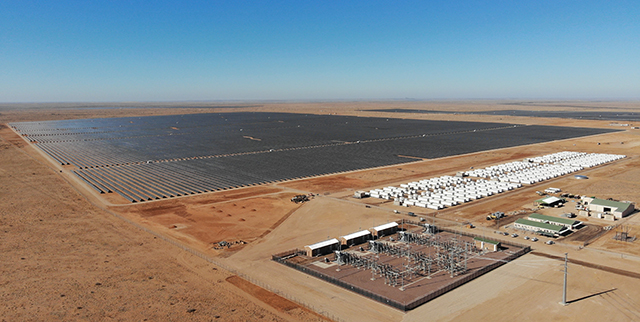 The Kenhardt complex in the Northern Cape establishes a utility scale solar and energy storage plant
