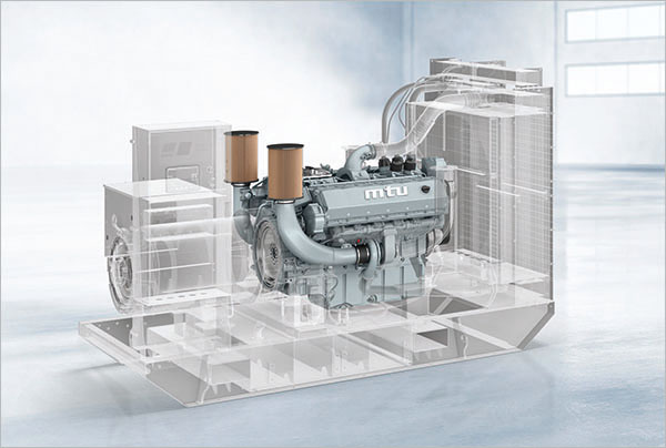 The new 12 cylinder mtu Series 1600 Gx1 diesel engine sets a new standard for power generation