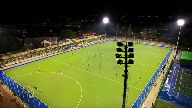 Smart LED floodlighting solution for Hoërskool Kempton Parks new Astro hockey field