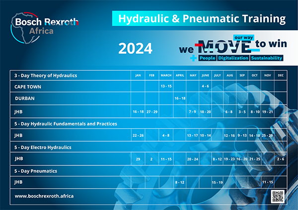 Hydraulics and Pneumatics Training Calendar 2024