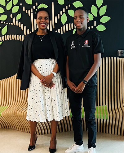 Ndalamo Resources empowers promising student Lungelo Mthembu through bursary funding