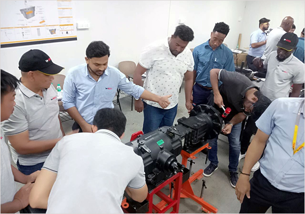 Welcome Wessie receives BULL training in India