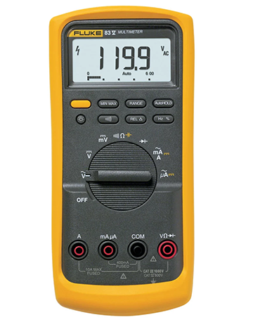 Fluke multimeter allows for precise reliable measurement every time