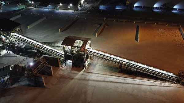 LED lighting solution for a Rustenburg mines conveyor belts