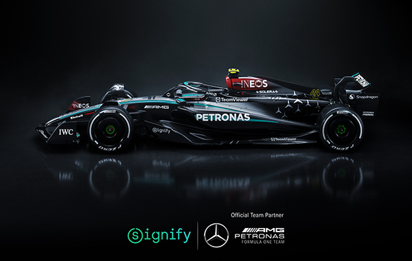 Signify and Mercedes AMG PETRONAS Formula 1 Team launch new partnership to drive responsible innovation on and off the track