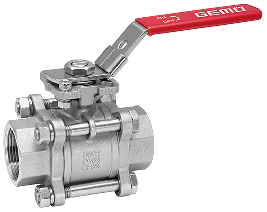 The GEMÜ B22 ball valve which has been deemed suitable for use with oxygen